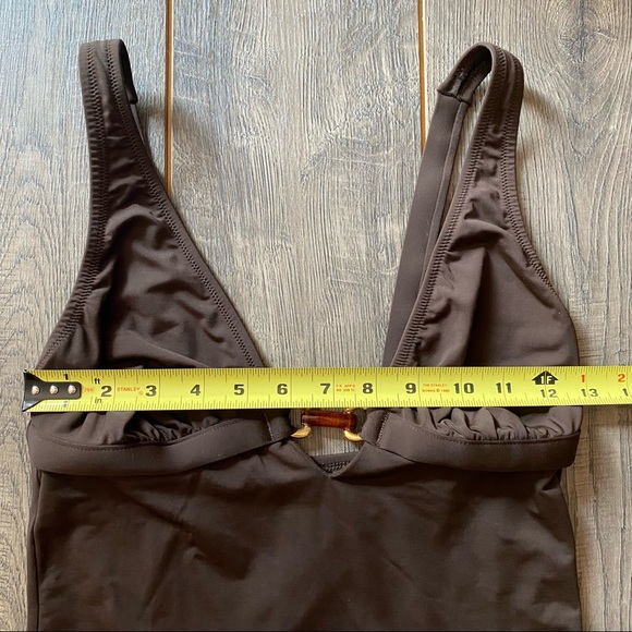 JCrew Brown Tankini Top, Medium - Picture 15 of 16